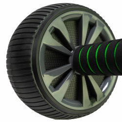 Pro Exercise Wheel Deluxe avec Tapis NBR TUNTURI TUN14TUSFU1