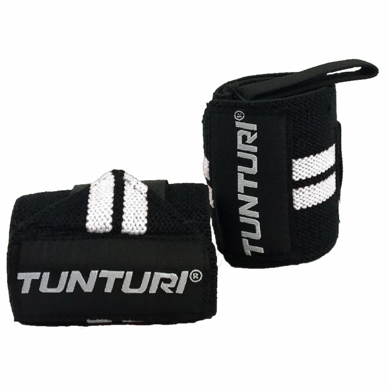 Wrist Wraps Noir et Blanc (la paire) TUNTURI TUN14TUSCF10