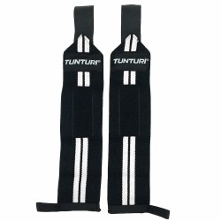 Wrist Wraps Noir et Blanc (la paire) TUNTURI TUN14TUSCF10