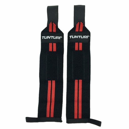 Wrist Wraps Noir et Rouge (la paire) TUNTURI TUN14TUSCF03