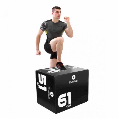 Plyo box soft 3 en 1 SVELTUS 76 x 61 x 51 cm SVE4600