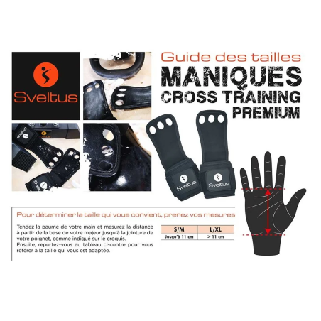 Manique cross training premium S/M x2 SVELTUS SVE5656