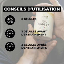 PURE BCAA 4:1:1 PURE AM NUTRITION PURBCA41120
