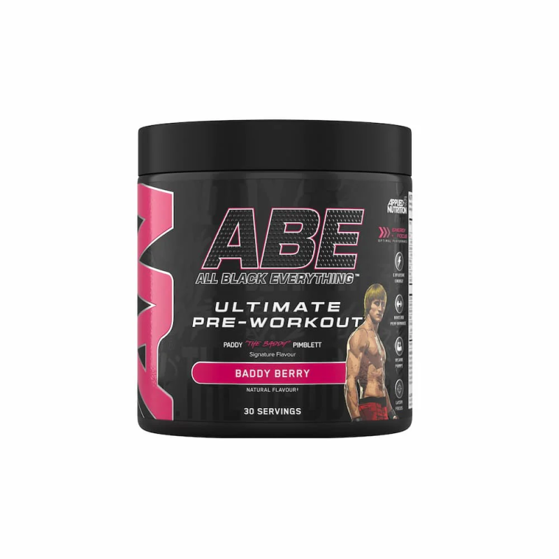 ABE Ultimate Pre Workout APPLIED NUTRITION Pot de 375 g Baddy Berry APPABE375BB