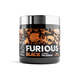 Furious black Ultimate PreWorkout ! BLACK-PROTEIN Pot de 372 g Cerise BLAPWOCER372