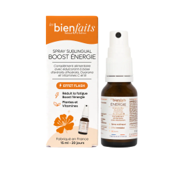 Spray Energie LES BIENFAITS Flacon de 15 ml Agrumes LESPYENG15O