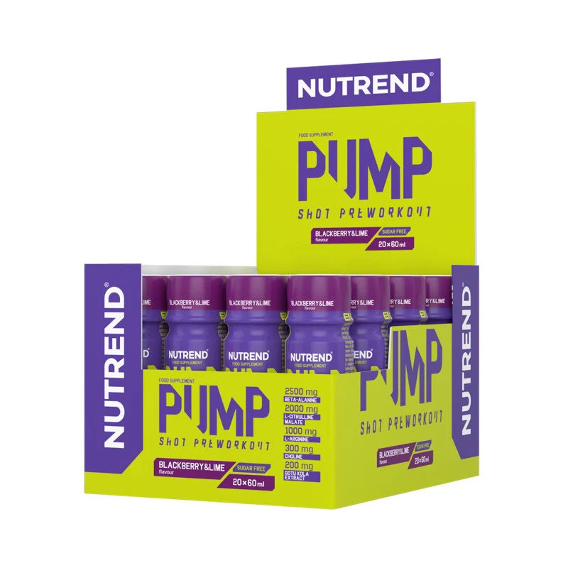 Pump Shot Pre WorkOut NUTREND NUTPUMPS20BL