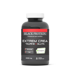 Extrem Crea Taurine + Gluta BLACK-PROTEIN Pilulier de 120 comprimés BLACRTAGL120
