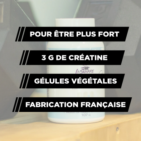 Créatine TIBO INSHAPE Pilulier de 120 gélules TIBCREAT120