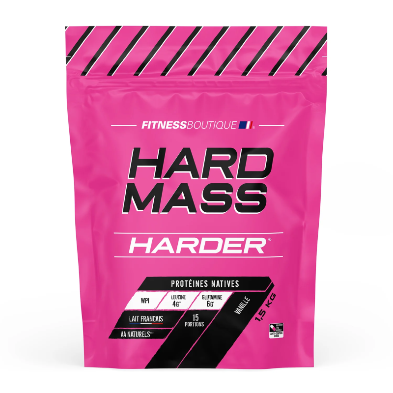 Hard Mass Harder France Fitness Club HARDER Sachet de 1,5 kg Chocolat FITHARMAS15V