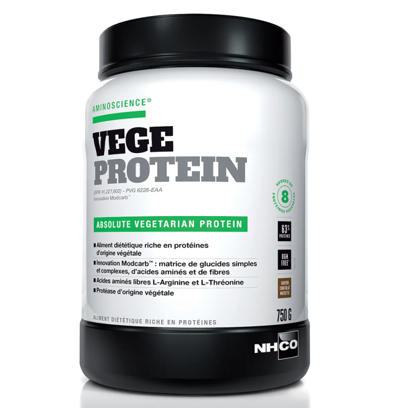 Vege Protein NHCO NUTRITION Pot de 750 g Chocolat Noisettes NHCA15080