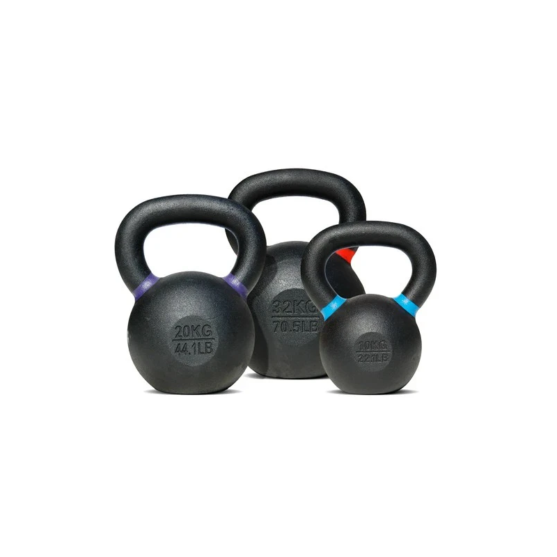 Kettlebell 10 kg Black - Light Blue BODYSOLID BODKBPO4