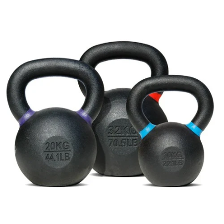 Kettlebell 10 kg Black - Light Blue BODYSOLID BODKBPO4