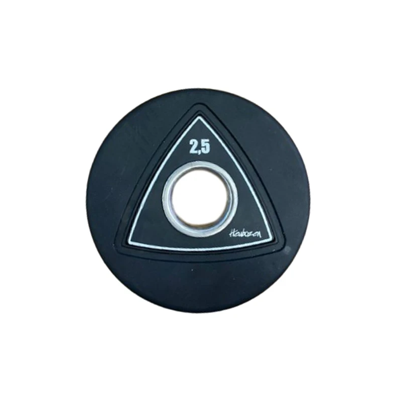 Disque caoutchouc olympique Noir HEUBOZEN 15 kg HEU08236