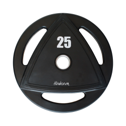 Disque caoutchouc olympique Noir HEUBOZEN 15 kg HEU08236