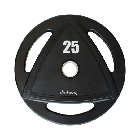Disque caoutchouc olympique Noir HEUBOZEN 15 kg HEU08236