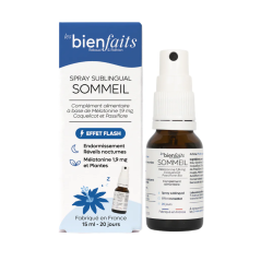 Spray Sommeil LES BIENFAITS Flacon de 15 ml Fruits rouges LESPYSOM15F