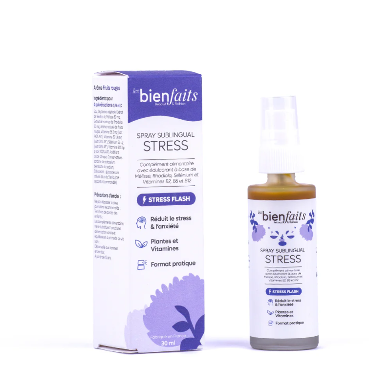Spray Stress LES BIENFAITS Flacon de 15 ml Fruits rouges LESPYSTR15F