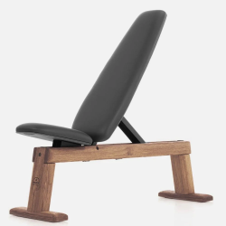 WeightBench Chêne Vintage Cuir Noir NOHRD NOH25407