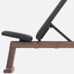 WeightBench Chêne Vintage Cuir Noir NOHRD NOH25407