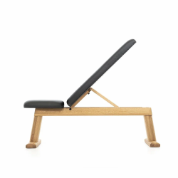 WeightBench Chêne Cuir Noir NOHRD NOH25424
