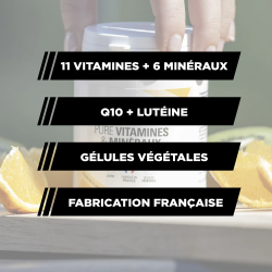 PURE Vitamines & Minéraux PURE AM NUTRITION PURMULTI90