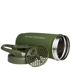 Shaker Reforce Stainless Steel - Vert Militaire 900 ml SMARTSHAKE SMA11153001