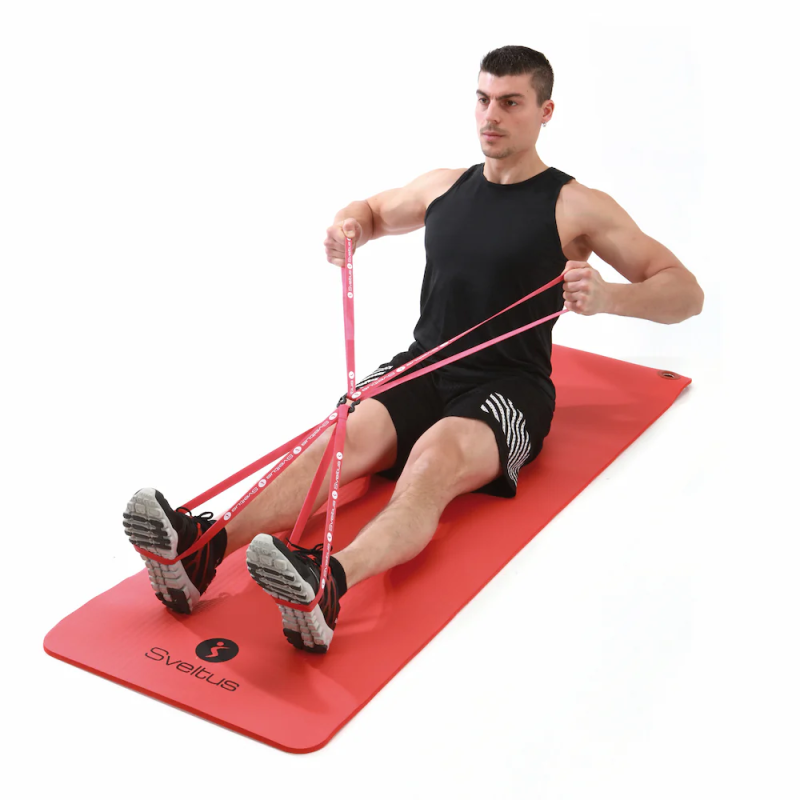 Rubberfit 4 bandes + 1 anneau + 1 poster SVELTUS blister SVE0585