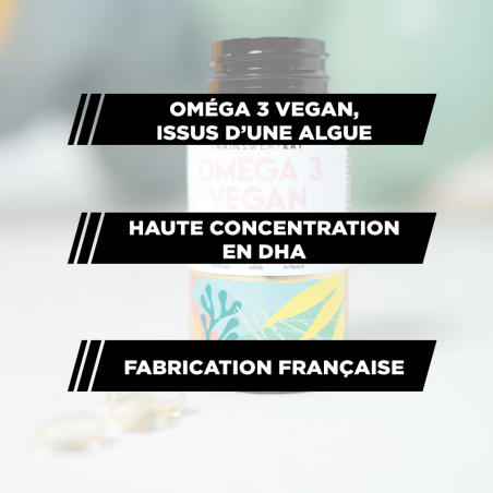 Oméga 3 Vegan TSE Pilulier de 60 capsules TSEOMEGA60V