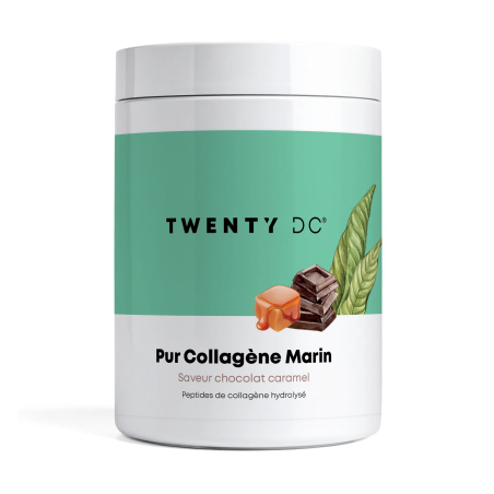 Collagène Marin Pur TWENTY DC Pot de 280 g Chocolat caramel TWETRIOCOLMC