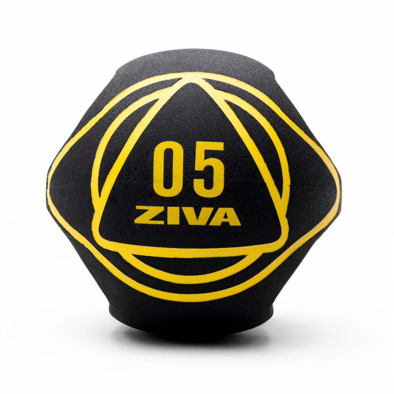 Dual Grip Medicine Ball ZIVA 5 kg ZIVGMB0087BK