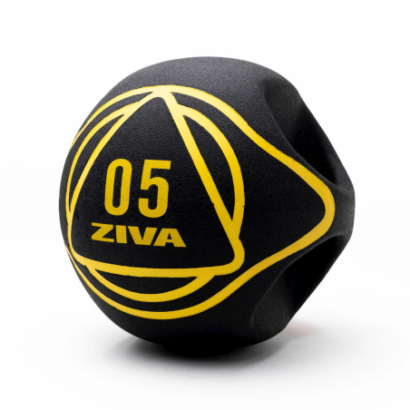 Dual Grip Medicine Ball ZIVA 5 kg ZIVGMB0087BK