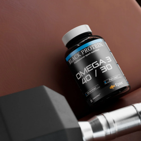 Omega 3 Epax BLACK-PROTEIN Pilulier de 60 capsules BLAOMEGA360