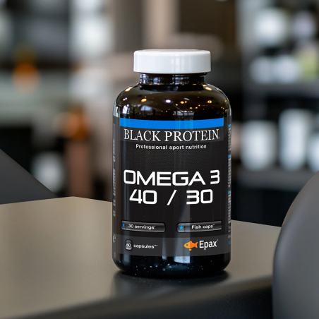 Omega 3 Epax BLACK-PROTEIN Pilulier de 60 capsules BLAOMEGA360