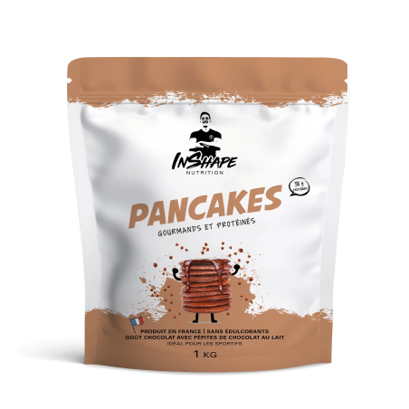Pancakes chocolat TIBO INSHAPE Sachet de 1 kg Chocolat avec pépites de chocolat au lait TIBPANCC1