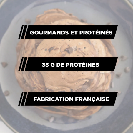 Pancakes chocolat TIBO INSHAPE Sachet de 1 kg Chocolat avec pépites de chocolat au lait TIBPANCC1
