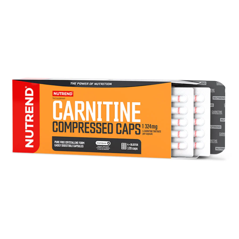 Carnitine Compressed Caps NUTREND Boîte de 120 gélules NUTCARNI120